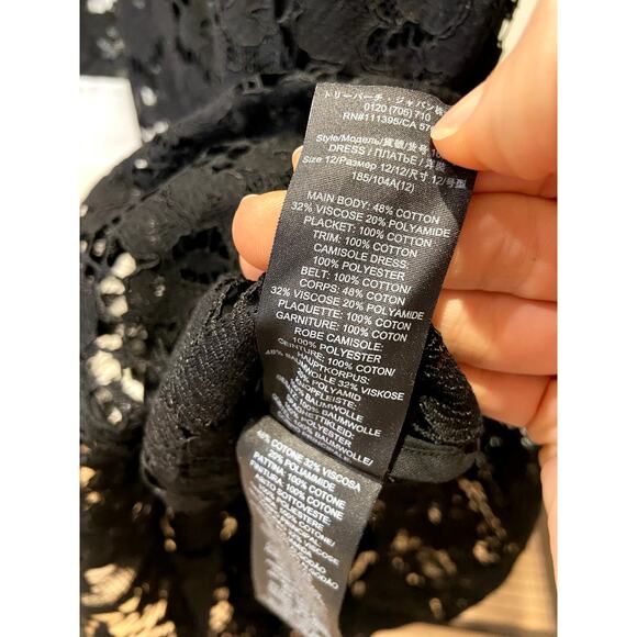 Tory Burch Lace Shirt Dress size 12 - Picture 7 of 8